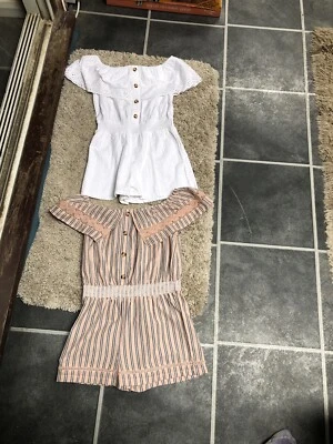 Girls River Island Playsuit Age 10 X2 - Image 1 of 4