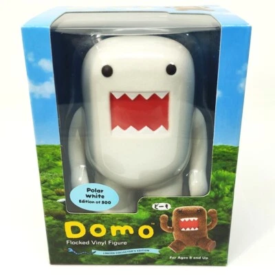 DOMO 5.5 Inch Flocked Vinyl Figure - POLAR WHITE - Limited to 500 - Dark Horse - Image 1 of 4