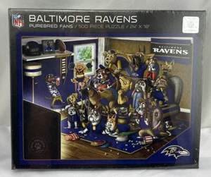 NFL Baltimore Ravens Purebred Fans 500 piezas rompecabezas nuevo sellado ENVÍO GRATUITO - Imagen 1 de 1