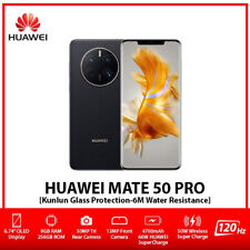 (New&Unlocked) Huawei Mate 50 Pro Dual SIM Android Mobile Phone – Black/8+256GB