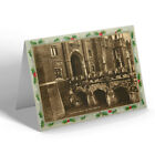 CHRISTMAS CARD Vintage Middlesex - Hampton Court, The Moat Bridge