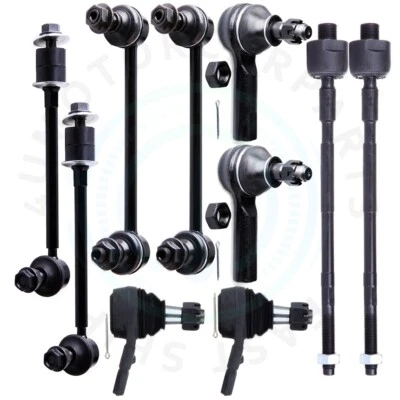 Extremo de varilla de amarre exterior interior rótula inferior delantera 10 piezas para Infiniti QX4 1997-2003 Foto 1 de 4