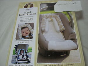 NEW Child of Mine by Carter's Baby 2-in-1 Head Support ~ Giraffe Print Tan/Ivory