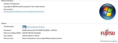 Pc Fujitsu Esprimo P400 Completo di tutto e con Windows 7 Professional - Immagine 1 di 4