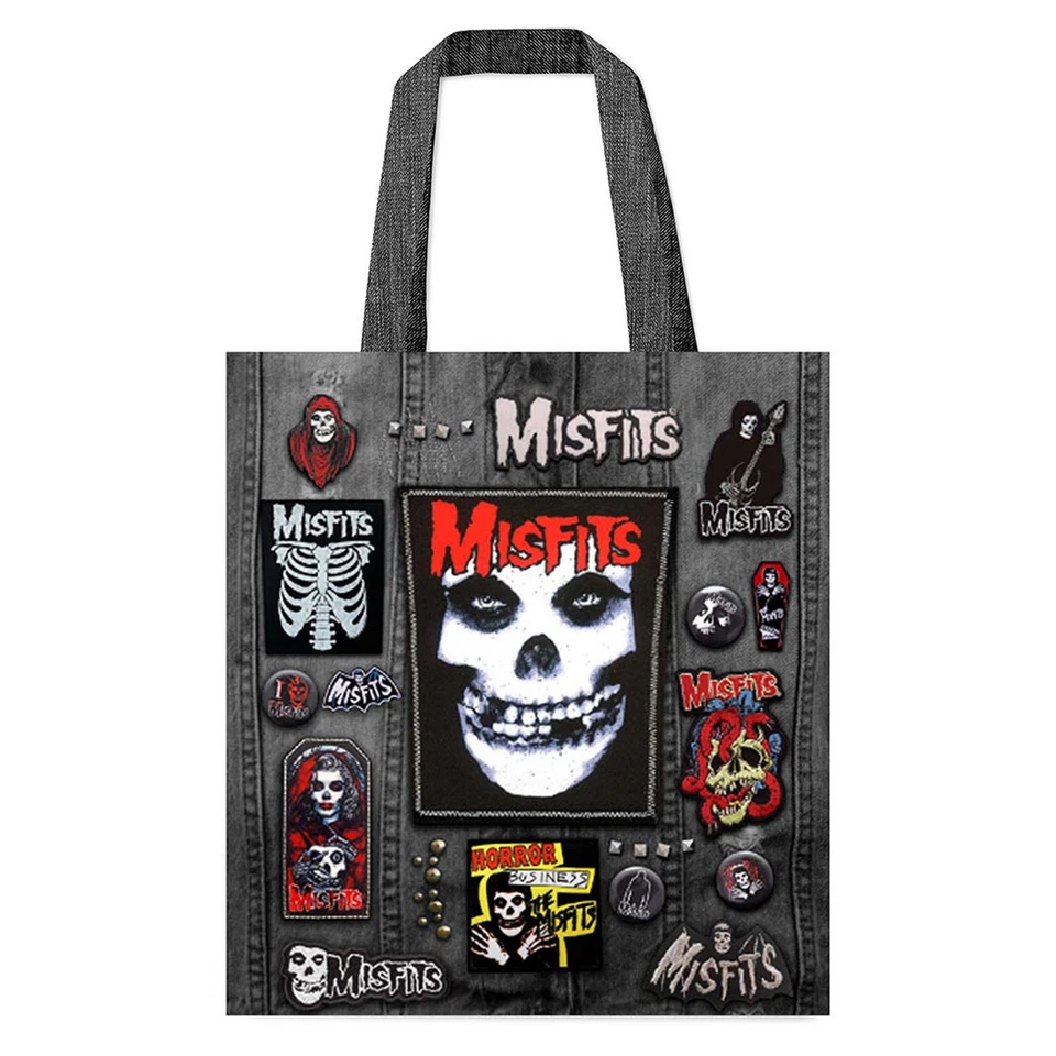 Misfits Fiend Band Logo Battle Tote Bag One Size - image 1 of 1