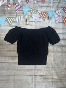 LOFT GR. S SCHWARZ OFF SHOULDER TOP - Bild 1 von 3