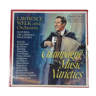 Lawrence Welk and Orchestra Champagne Music Variety Box Set new sealed 1970 - Image 1 of 4