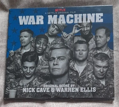 WAR MACHINE - SOUNDTRACK / SCORE (CD-2017) NICK CAVE & WARREN ELLIS - DIGIPAK - Image 1 of 2
