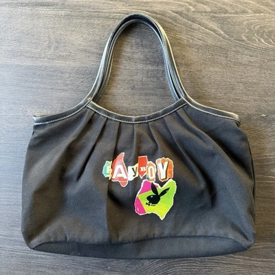 Cartera de mano vintage Play Boy negra colorida revista collage clip art Foto 1 de 4