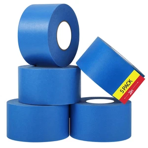 5 Rolls Painters Tape 2 Inch Wide, Blue Painters Tape Bulk 1.89In × 55Yd × 5 Rol - Picture 1 of 12