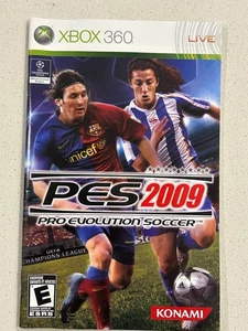 PES 2009 PRO EVOLUTION SOCCER - XBOX 360 - INSTRUCTION MANUAL ONLY - Picture 1 of 1