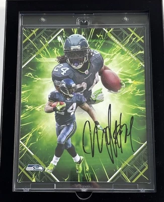 2025 Fanatics UW Emanate Marshawn Lynch 78/99 Auto Hand Signed 8x10 Seahawks!!! - Image 1 of 4
