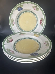 Villeroy & Boch French Garden Fleurence Rim Cereal / Soup/Salad Bowls (4) - Picture 1 of 10