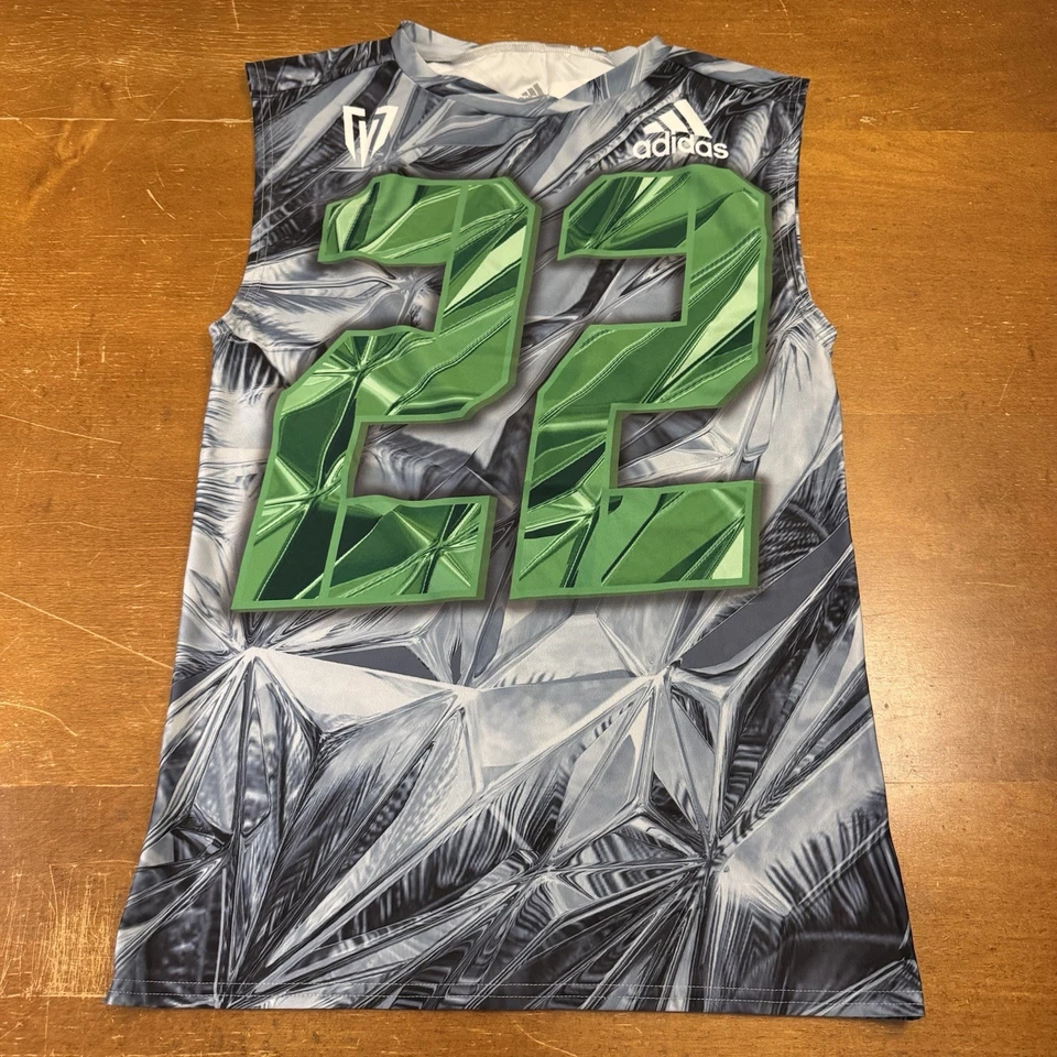 Camisa Adidas Para Hombre XL Gris Tanque de Calor Compresión Sin Mangas Activa Foto 1 de 4