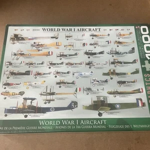 NEW SEALED World War I Aircraft 1000-Piece Puzzle EuroGraphics  - Picture 1 of 4
