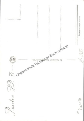 Autogrammkarte Papst Paul VI. (1897-1977 ) Paul VI., Papst : - Bild 1 von 2