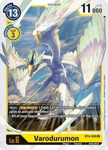 Varodurumon BT4-049 R Great Legend Digimon TCG - Picture 1 of 2