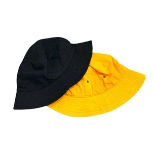 Gelante Yellow Buckect Hat Lot of 2 Beachy Fishing Coastal Mens Small - Picture 1 of 1