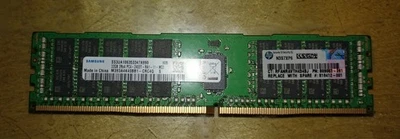 Samsung 32GB 2Rx4 M393A4K40BB1-CRC4Q PC4-2400T-RA1-11-MC0 HPE 809083-091 ECC RAM - Image 1 of 4