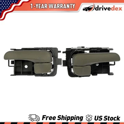 Par de manijas de puerta interiores Dorman para Nissan Sentra 2000 2001 2002 2003 Foto 1 de 4