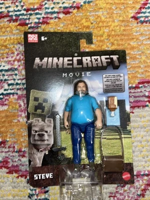 Mattel - A Minecraft Movie - Figure - STEVE  - Image 1 of 2
