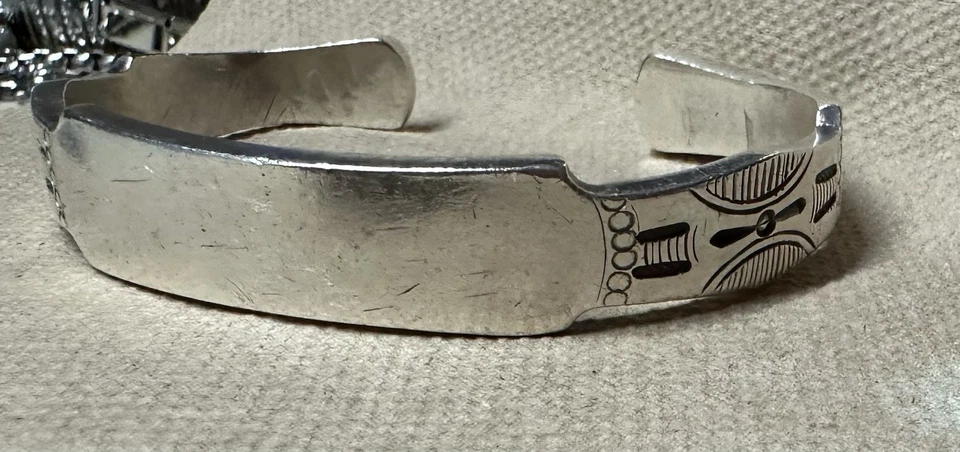 Brazalete de plata pura .999 para hombre o mujer/ 56,02 gramos Foto 1 de 4