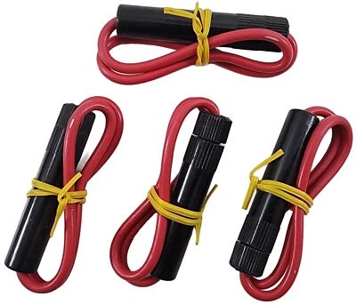 Lote de 4 portafusibles Aries A-511 calibre 12 resistente AGC en línea con fusible - a granel Foto 1 de 3