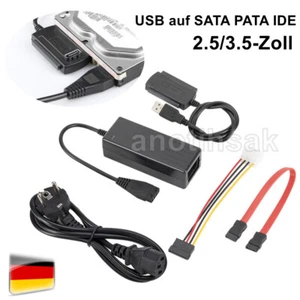 SATA/PATA/IDE Laufwerk auf USB 2.0 Adapter Konverter Kabel für 2,5/3,5 Zoll⭐⭐⭐⭐⭐ - Bild 1 von 12