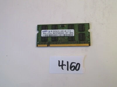 Samsung M470T5663EH3-CF7 2Gb 800Mhz PC2-6400 DDR2 SODIMM laptop memory RAM (4160 - Image 1 of 2