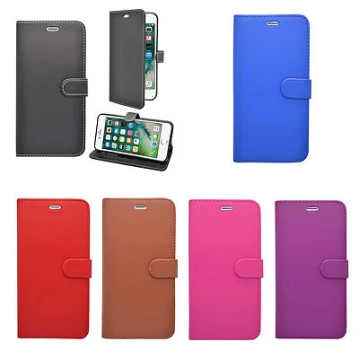 Case For Apple iPhone 7 Plus 8 Plus Wallet Flip PU Leather Stand Card Slot Cover - Image 1 of 4