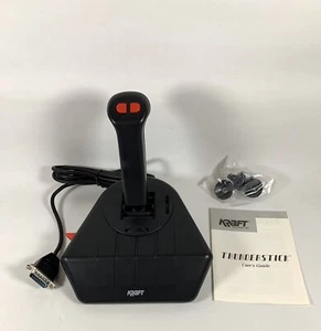 Vintage 1989 Kraft Thunderstick Joystick, Serial Interface 15 Pin IBM PC - Picture 1 of 9
