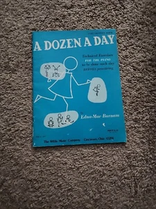 A Dozen a Day Preparatory Beginner's Piano Technical Exercises Sheet Music Book  - Picture 1 of 4