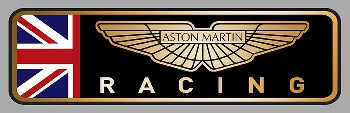 ASTON MARTIN RACING left Sticker vinyle laminé