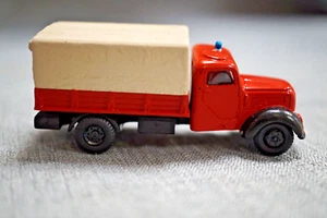 H0 v&v Modell 2651 Garant 30k LKW lang 1956 Feuerwehr Modell OVP - Bild 1 von 12