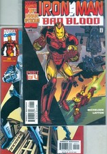 Iron Man Bad Blood #1, #2, #3, and #4 complete set