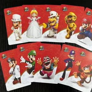 10 pz carte amiibo Super Mario Odyssey per Nintendo Switch - Foto 1 di 5