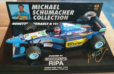 Minichamps 510954315 Benetton B195 Italy GP 1995 Michael Schumacher 1/43 - Immagine 1 di 4