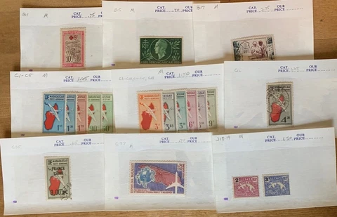 Madagascar Used/MH Lot from Dealer Stock (2) Cover