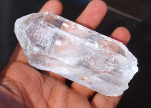 Himalayan Natural Clear Crystal Quartz Rough / Raw Stone 100MM / 254 Gram | 24 - Picture 1 of 12