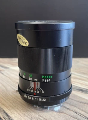 Vintage Vivitar 135mm 1:3.5 55mm Telephoto Lens w/case - Image 1 of 4