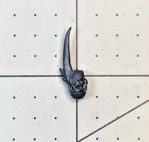 Warhammer 40K CHAOS SPACE MARINE CHAMPION HEAD Slaanesh Noise bit GW bitz V25 - Picture 1 of 1