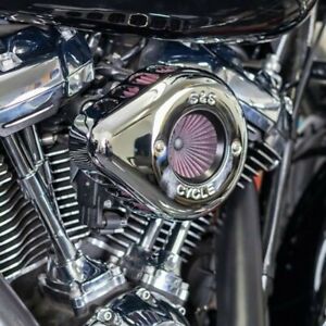 S&S Cycle Chrome Air Stinger Stealth Cleaner Filter 2017+ Harley Touring Softail