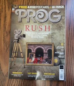 PROG magazine # 129 April 2022 RUSH w/4 Postcards Brand New! - Picture 1 of 8