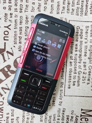 Nokia 5310 XpressMusic - 30 MB - Negro/Rojo Desbloqueado para todas las tarjetas SIM  Foto 1 de 4