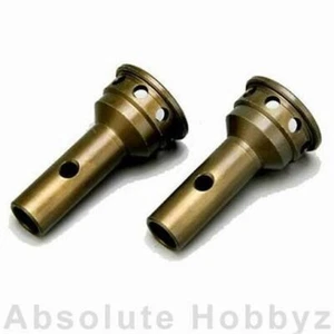 Eje del eje trasero delantero Mugen Alum 2 piezas MBX6 - Imagen 1 de 1