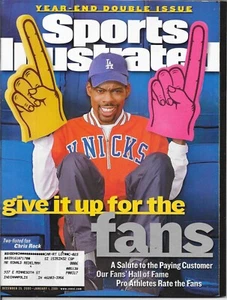 Sports Illustrated 2000 CHRIS ROCK New York Knick PMS PersonalMailingSticker MNT - Picture 1 of 4