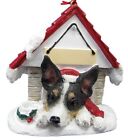 Rat Terrier Doghouse (magnet on back) Ornament *PERSONALIZED FREE*