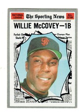 WILLIE MCCOVEY 1970 TOPPS THE SPORTING NEWS #450 $25.00 SAN FRANCISCO GIANTS HOF