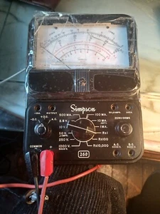 Simpson 260-3 Analog Multimeter - Bild 1 von 12