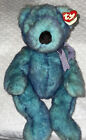 Ty Beanie Buddies Classic Bluebeary Blueberry Bear 15" Plush 99 Crease Tag Photo